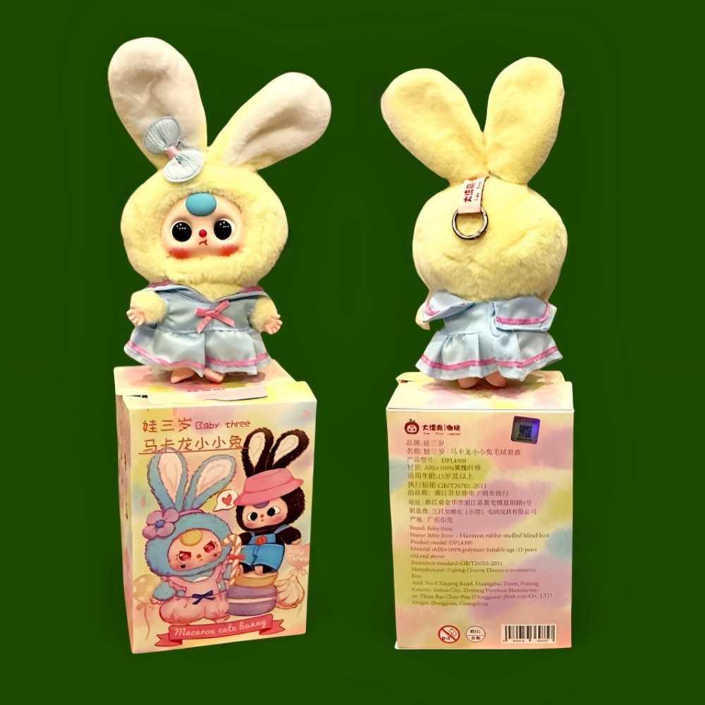 Baby Three Macaron Rabbit Stuffed Blind Box - Picture 10 of 11